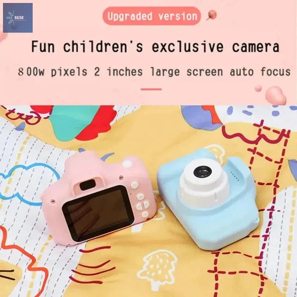 Cámara Digital para Niños Mini X2: Fotografía HD y Vídeos Divertidos para Pequeños Creadores-BAZAR ELECTRONICO-BAZAR ELECTRONICO