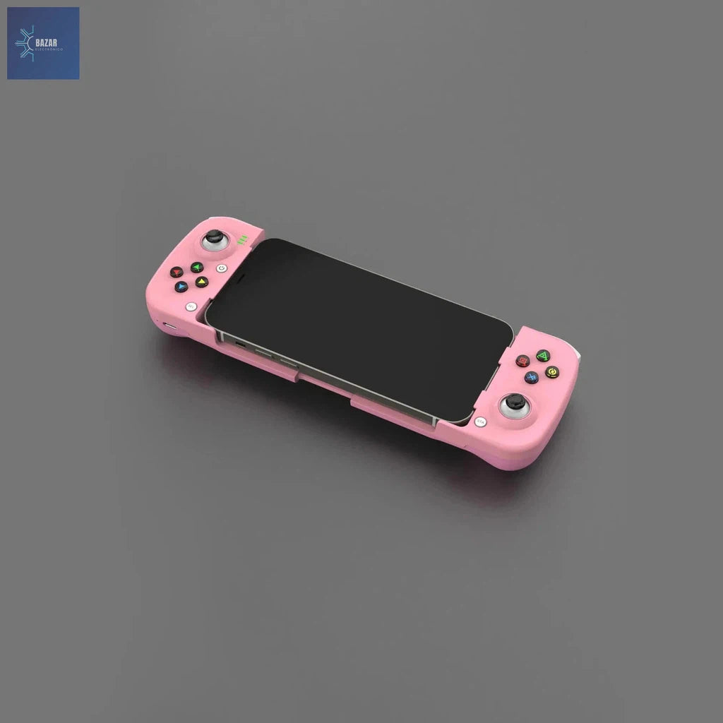 Controlador D3 para Teléfono Móvil: Gamepad Inalámbrico Ergonómico para iOS y Android-BAZAR ELECTRONICO-pink-BAZAR ELECTRONICO