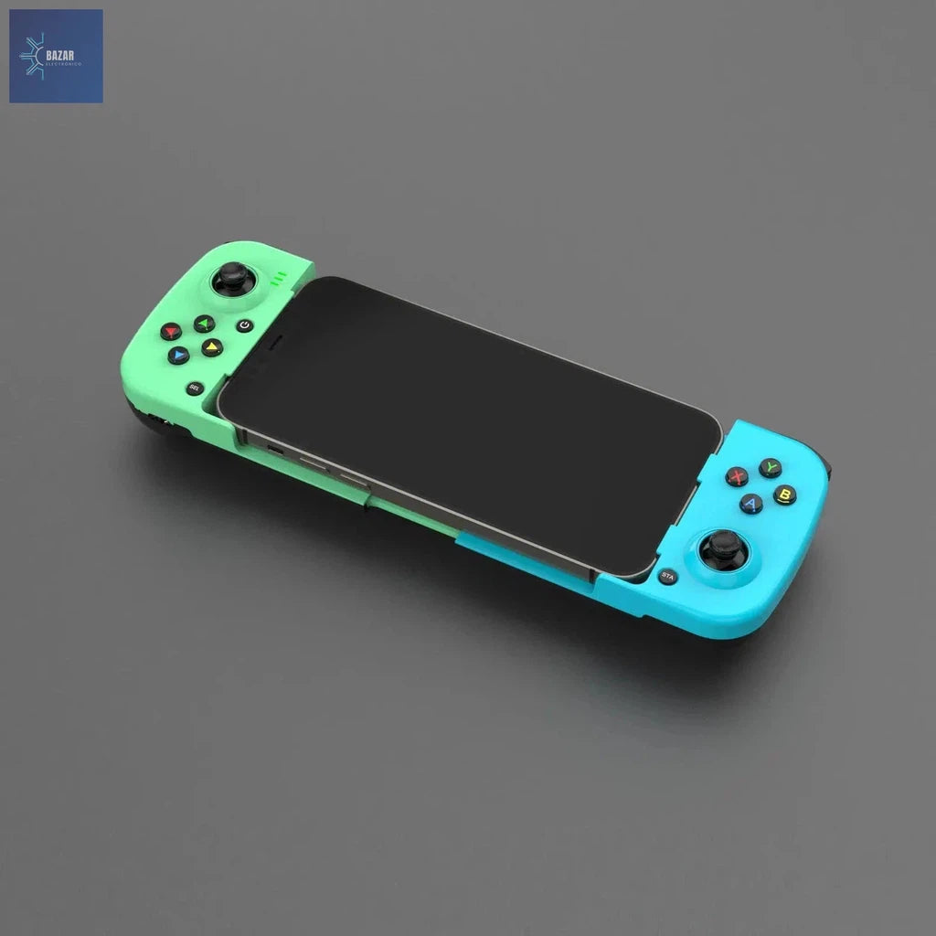 Controlador D3 para Teléfono Móvil: Gamepad Inalámbrico Ergonómico para iOS y Android-BAZAR ELECTRONICO-Blue green-BAZAR ELECTRONICO