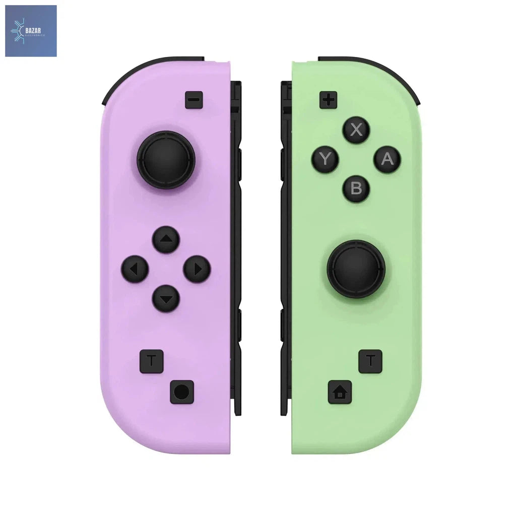 Controlador Joy Pad Inalámbrico para Nintendo Switch: Precisión, Comodidad y Función Turbo para una Experiencia de Juego Superior-BAZAR ELECTRONICO-Purple Green-BAZAR ELECTRONICO