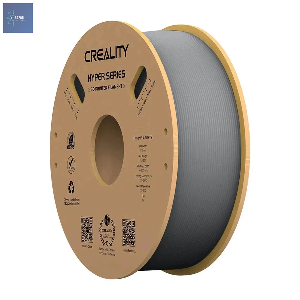 Creality Hyper Filamento PLA 1.75mm | Impresiones 3D Rápidas y de Alta Calidad-BAZAR ELECTRONICO-BAZAR ELECTRONICO