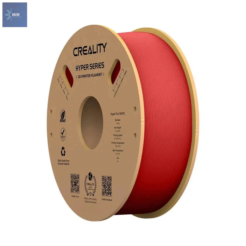 Creality Hyper Filamento PLA 1.75mm | Impresiones 3D Rápidas y de Alta Calidad-BAZAR ELECTRONICO-Red-spain-BAZAR ELECTRONICO