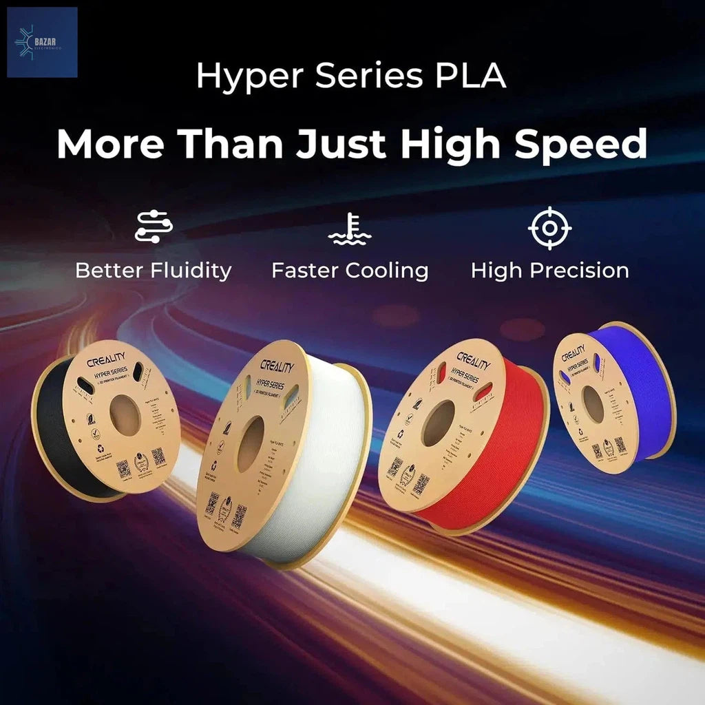 Creality Hyper Filamento PLA 1.75mm | Impresiones 3D Rápidas y de Alta Calidad-BAZAR ELECTRONICO-BAZAR ELECTRONICO