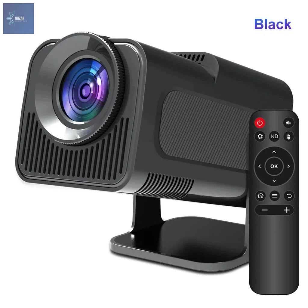 Disfruta de Cine en Casa con el Proyector Magcubic 4K: Android 11, WiFi 6 y Bluetooth 5.0-BAZAR ELECTRONICO-HY320-Black-US PLUG-BAZAR ELECTRONICO