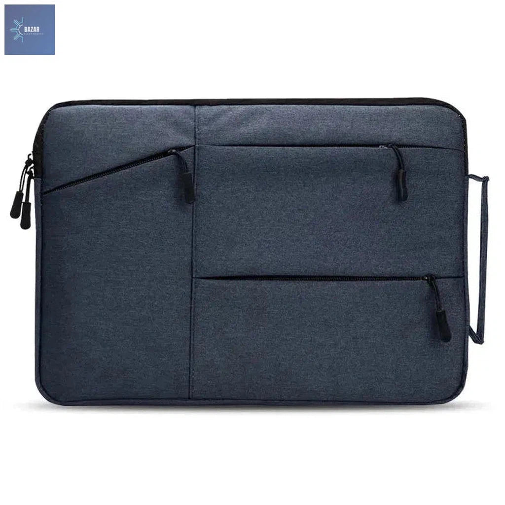 Funda Protectora Elegante y Acolchada para MacBook, Lenovo e iPad de 13'' a 16'' | Protección y Estilo en Movimiento-BAZAR ELECTRONICO-Blue-For 12 Inch-BAZAR ELECTRONICO