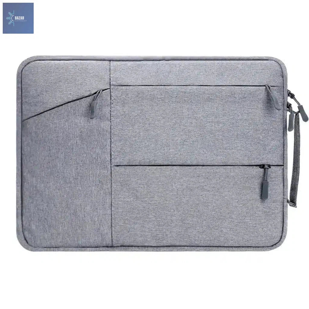 Funda Protectora Elegante y Acolchada para MacBook, Lenovo e iPad de 13'' a 16'' | Protección y Estilo en Movimiento-BAZAR ELECTRONICO-GRAY-13"-BAZAR ELECTRONICO