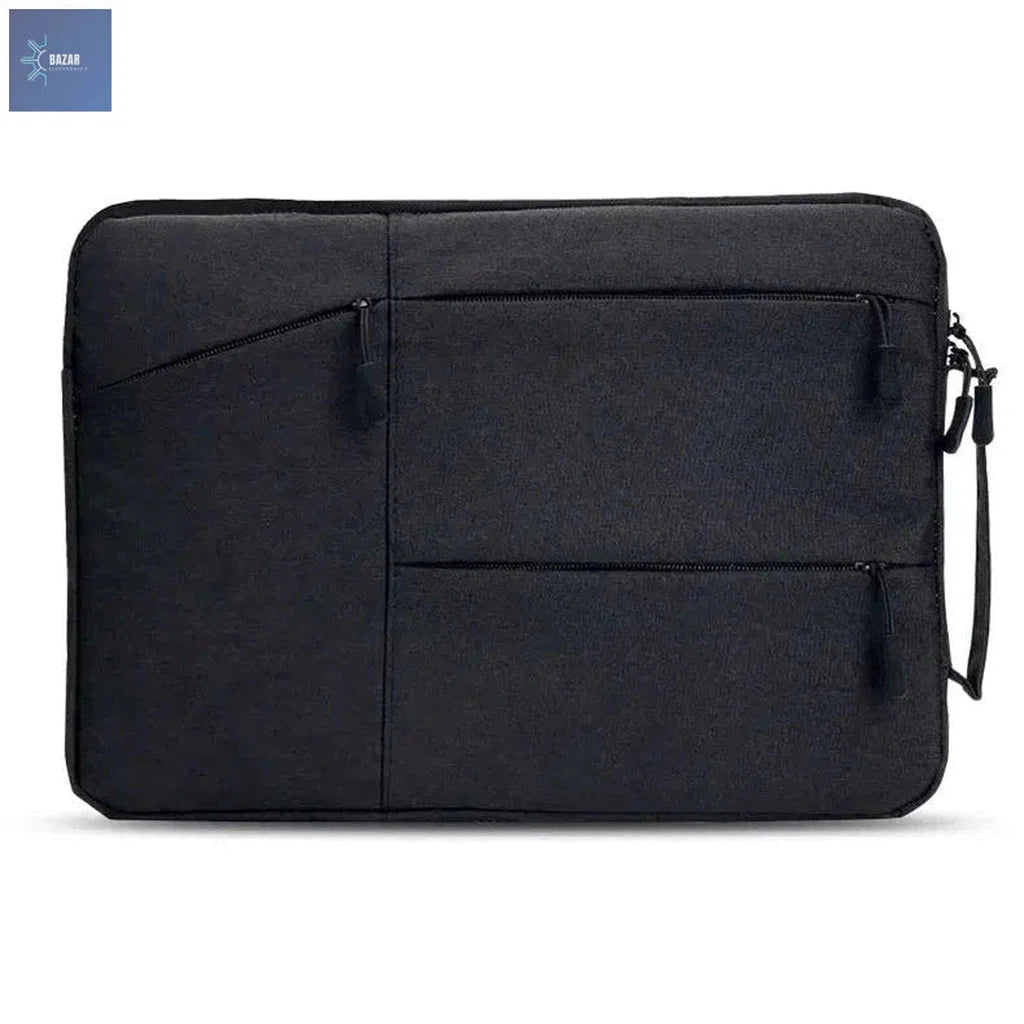 Funda Protectora Elegante y Acolchada para MacBook, Lenovo e iPad de 13'' a 16'' | Protección y Estilo en Movimiento-BAZAR ELECTRONICO-black-For 12 Inch-BAZAR ELECTRONICO