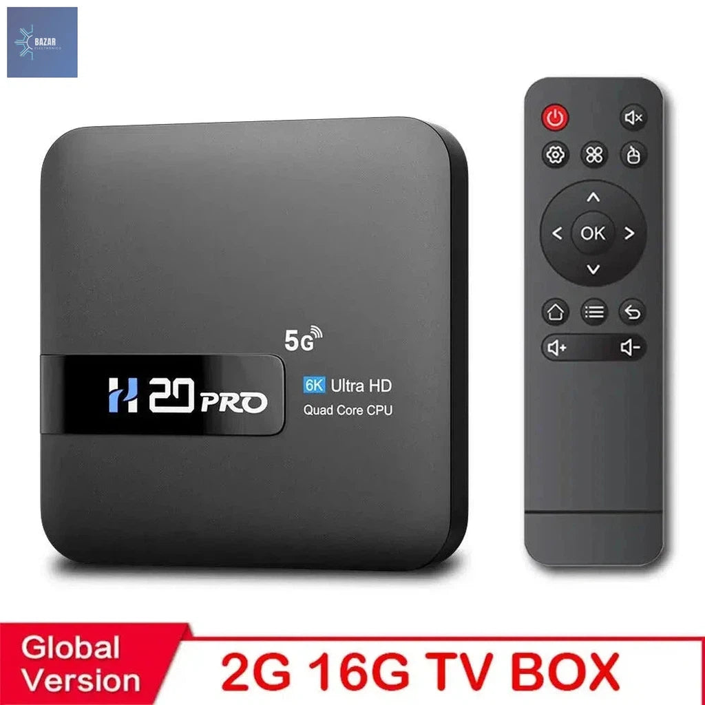 HONGTOP H20PRO: Potencia en Streaming 6K con WiFi 6 y Soporte 3D para una Experiencia Smart TV Fluida-BAZAR ELECTRONICO-2GB 16GB-US Plug-BAZAR ELECTRONICO