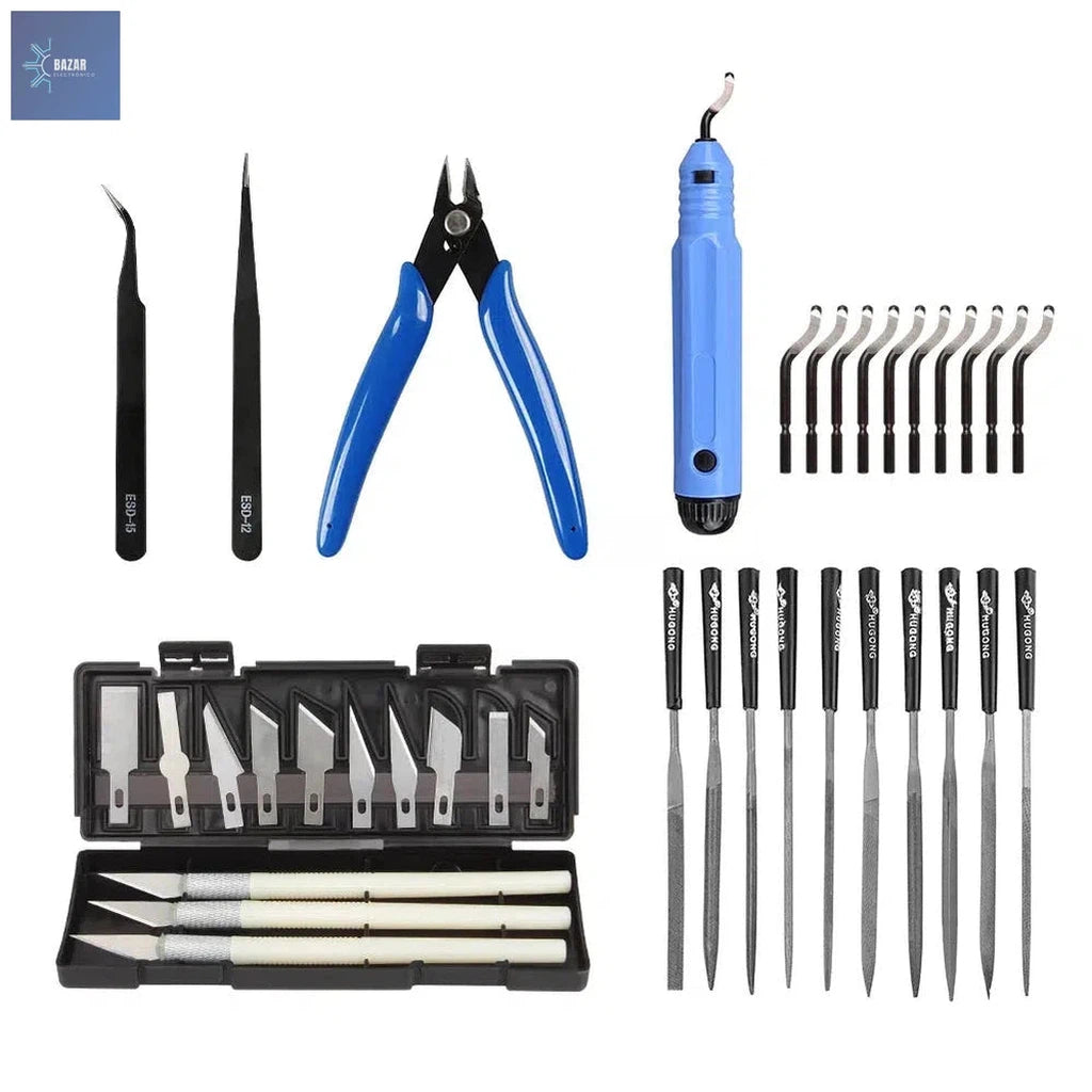 Kit de Cuchillo de Desbarbado 3dsway para Impresiones 3D | Precisión y Acabados Profesionales-BAZAR ELECTRONICO-Model Trimming Kit-BAZAR ELECTRONICO