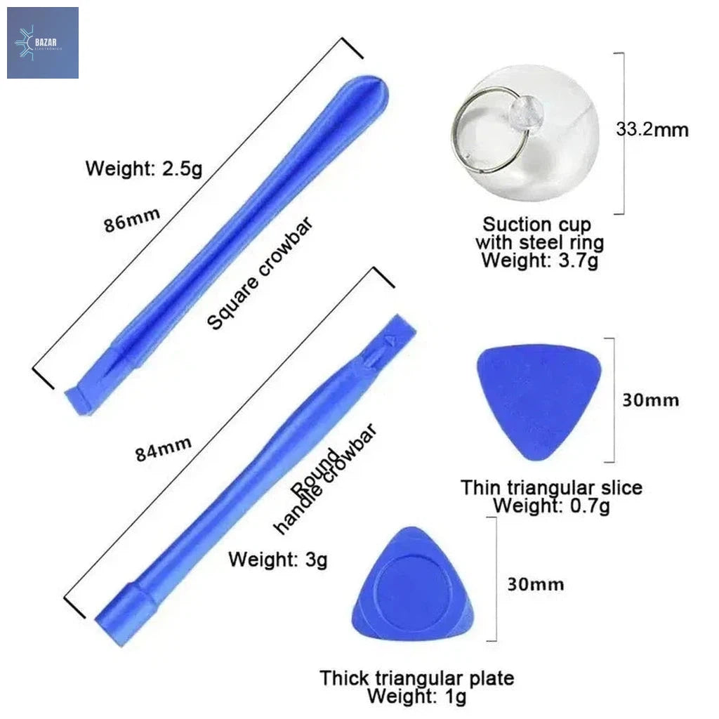 Kit de Herramientas de Reparación 21 en 1 para Teléfonos Móviles | Set Completo para iPhone, Android y Samsung-BAZAR ELECTRONICO-21 in 1-BAZAR ELECTRONICO