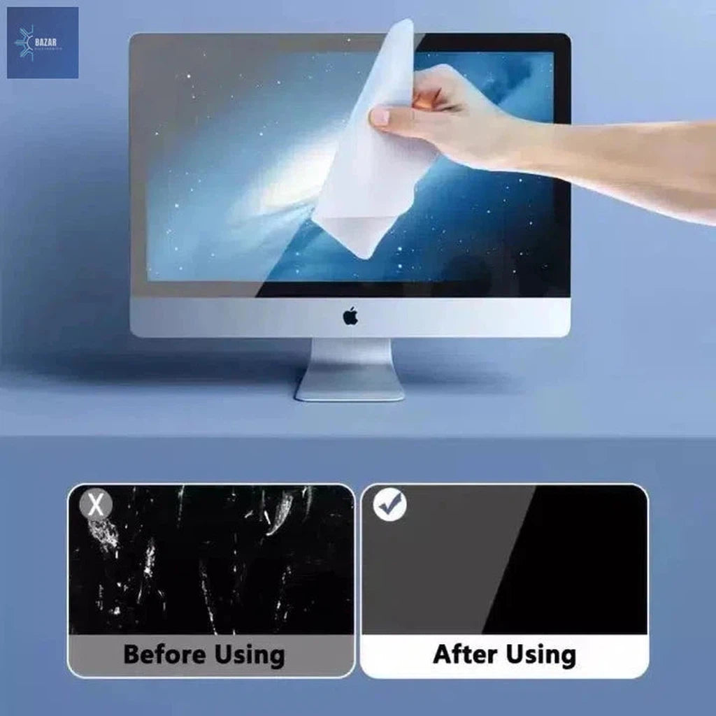 Paño de Pulido Profesional para Pantallas: Limpieza Impecable y Sin Rayas para iPhone, iPad y MacBook-BAZAR ELECTRONICO-1 Piece-BAZAR ELECTRONICO