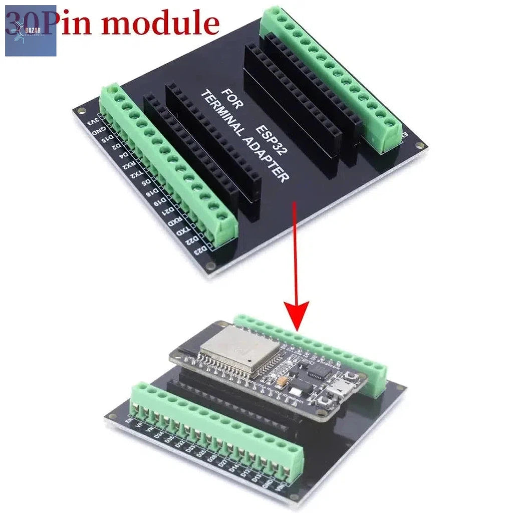 Placa de Desarrollo ESP32 con WiFi y Bluetooth | Solución Avanzada para Proyectos IoT y Automatización-BAZAR ELECTRONICO-Breakout Board-BAZAR ELECTRONICO