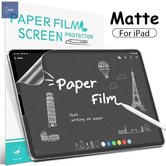 Protector de Pantalla Mate para iPad | Sensación de Escritura en Papel y Protección Antirreflejos-BAZAR ELECTRONICO-BAZAR ELECTRONICO