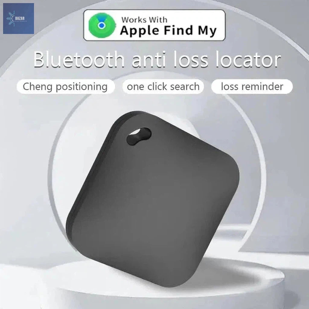 Rastreador GPS Inteligente con Bluetooth y Apple Find My para Protección de Niños, Mascotas y Objetos Valiosos-BAZAR ELECTRONICO-Black-BAZAR ELECTRONICO