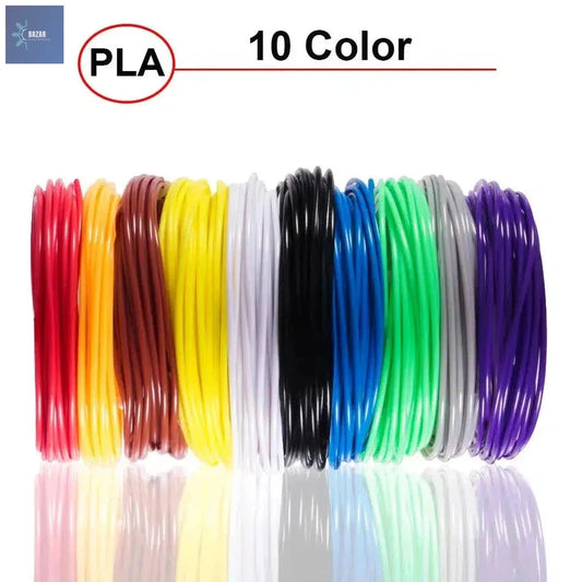 Recambios de Filamento PLA para Bolígrafo 3D | Paquetes Multicolor en 5, 10 y 20 Colores-BAZAR ELECTRONICO-BAZAR ELECTRONICO