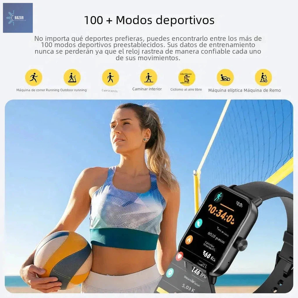 Reloj Inteligente COLMI P81: Estilo, Llamadas Bluetooth y Más de 100 Modos Deportivos-BAZAR ELECTRONICO-BAZAR ELECTRONICO