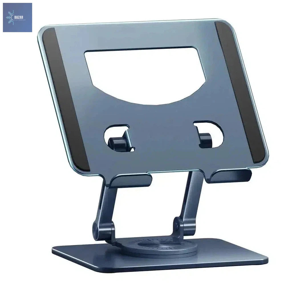 Soporte Giratorio 360° para Tableta de 4.7 a 12 Pulgadas | Ajustable y Plegable para iPad Pro, Air y Mini-BAZAR ELECTRONICO-2028-blue-BAZAR ELECTRONICO