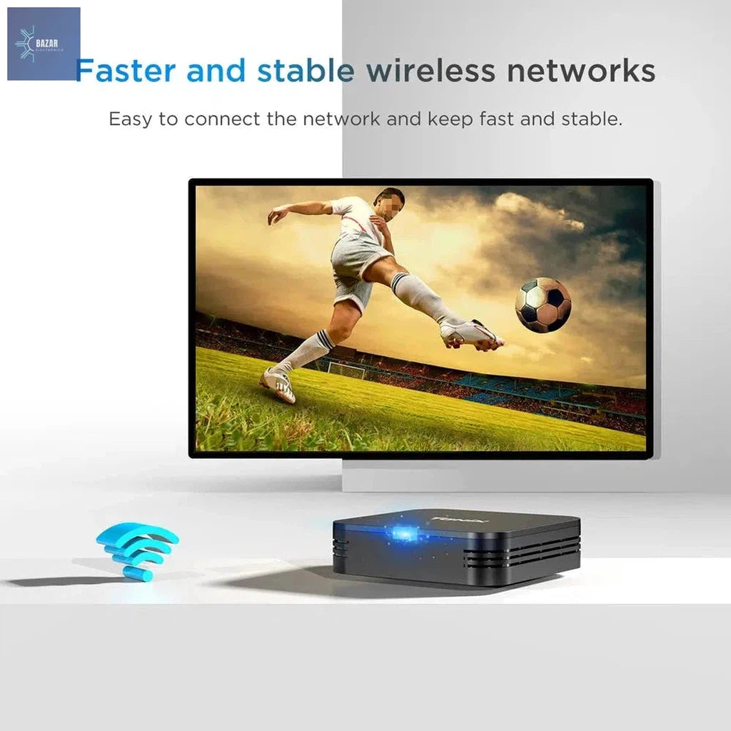 Tanix TX1: Potente Smart TV con Android 10, 4K HDR y Conectividad WiFi 2.4G para Entretenimiento Ilimitado-BAZAR ELECTRONICO-BAZAR ELECTRONICO