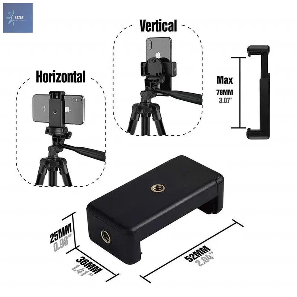 Trípode de Aluminio de 40 Pulgadas para Teléfonos y Cámaras: Estabilidad, Ligero y Portátil para Fotografía y Vlogs en Cualquier Lugar-BAZAR ELECTRONICO-BAZAR ELECTRONICO